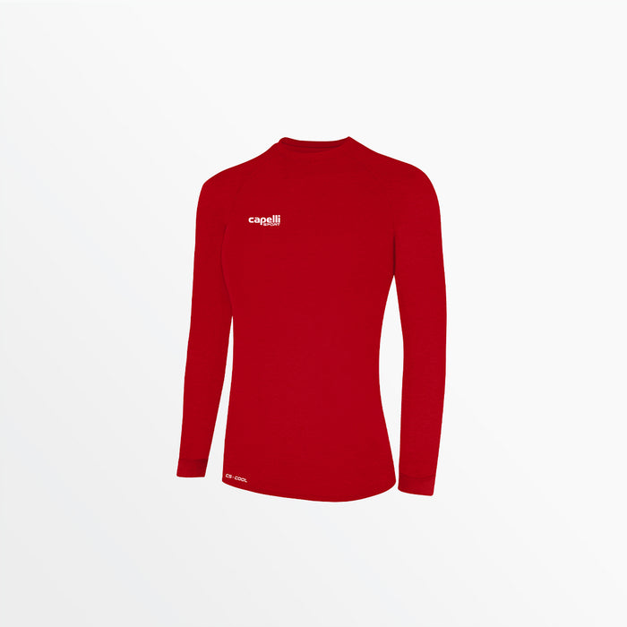 capelli WOMEN'S BASICS ⅠⅠ LONG SLEEVE TRAINING JERSEY Red