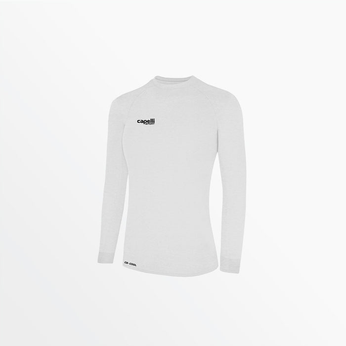 capelli WOMEN'S BASICS ⅠⅠ LONG SLEEVE TRAINING JERSEY White