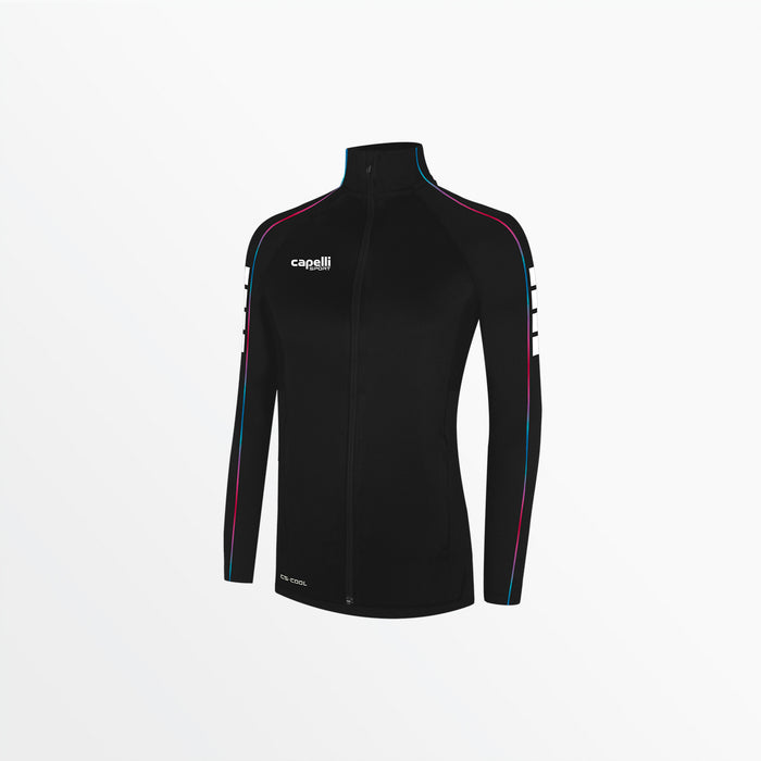 capelli WOMEN'S BASICS ⅠⅠ OMBRE TRAINING JACKET Black