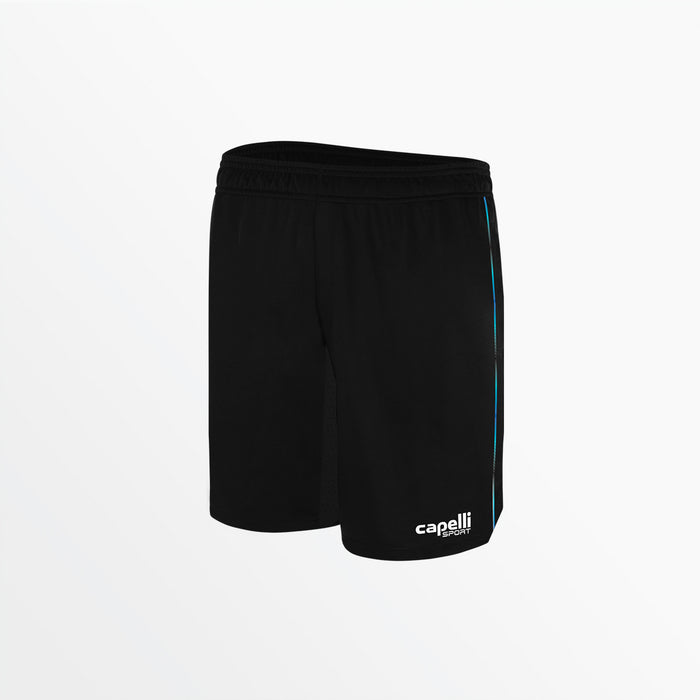 capelli WOMEN'S BASICS ⅠⅠ OMBRE TRAINING SHORTS WITH POCKETS Black Turquoise