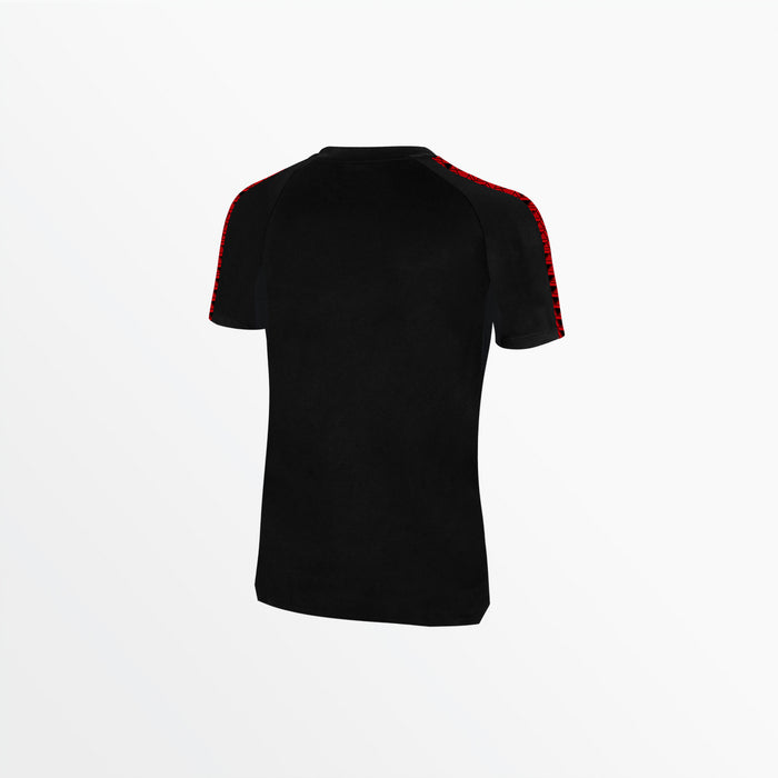 Capelli WOMEN'S BASICS ⅠⅠ TRI SHORT SLEEVE TOP Black Red