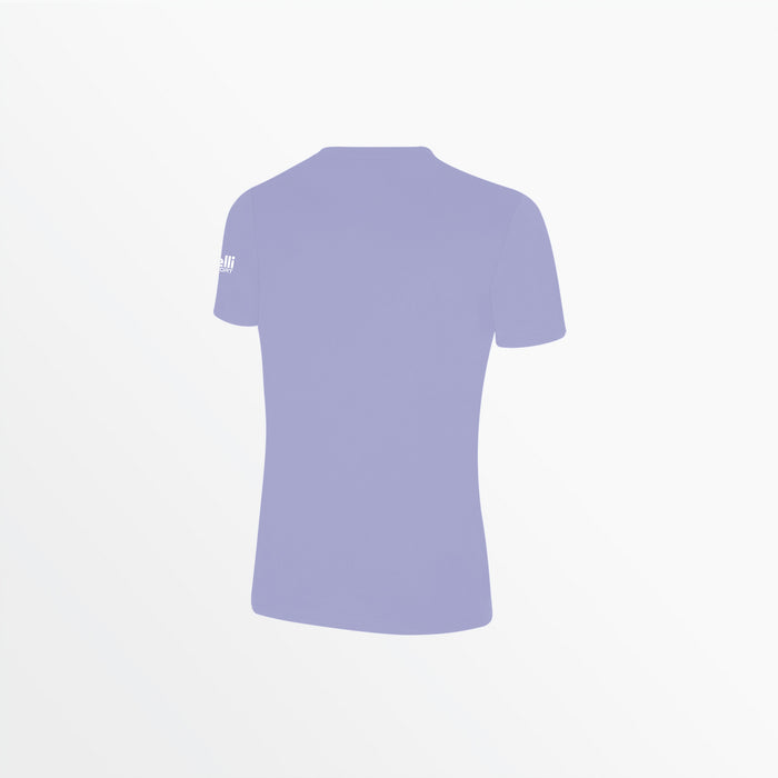Capelli WOMEN'S BASICS TEE WITH SLEEVE LOGO Lavender
