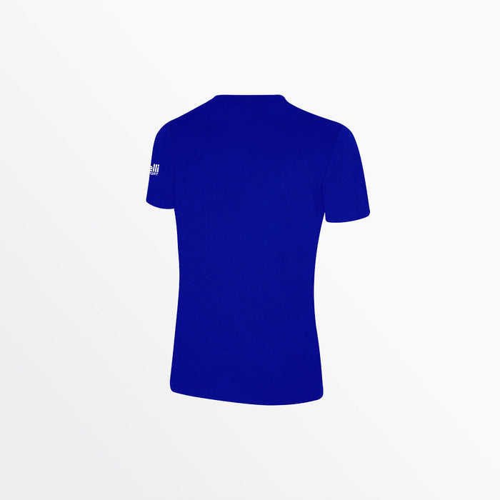 Capelli WOMEN'S BASICS TEE WITH SLEEVE LOGO Royal Blue