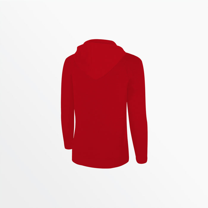Capelli WOMEN'S CIRCLE MONOGRAM PULLOVER HOODIE Red
