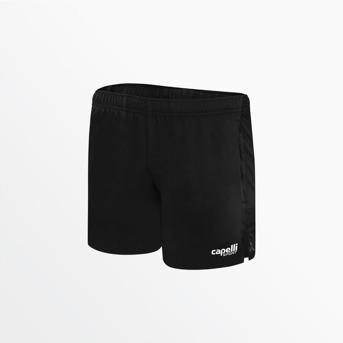 capelli WOMEN'S CLASSIC WOVEN RUNNING SHORTS 3.5'' INSEAM Black
