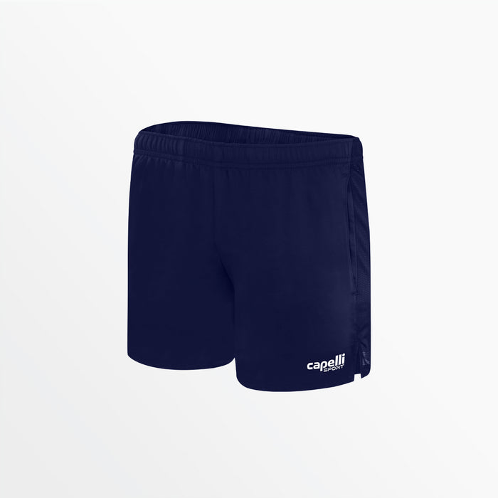 capelli WOMEN'S CLASSIC WOVEN RUNNING SHORTS 3.5'' INSEAM Navy