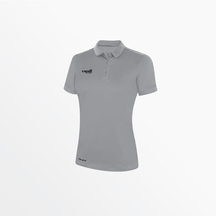 capelli WOMEN'S CLASSICS POLY POLO Light Heather Grey