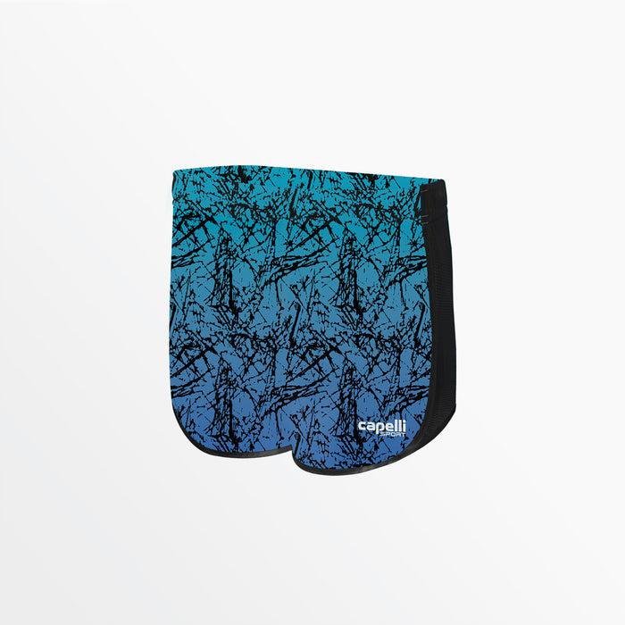 capelli WOMEN'S DISTRESSED OMBRE 2-TONE RUNNING SHORTS Turquoise