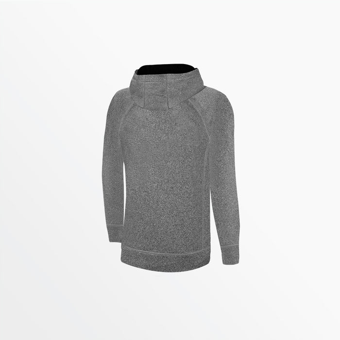 Capelli WOMEN'S ESSENTIAL HEATHER ZIP UP HOODIE Dark Heather Grey