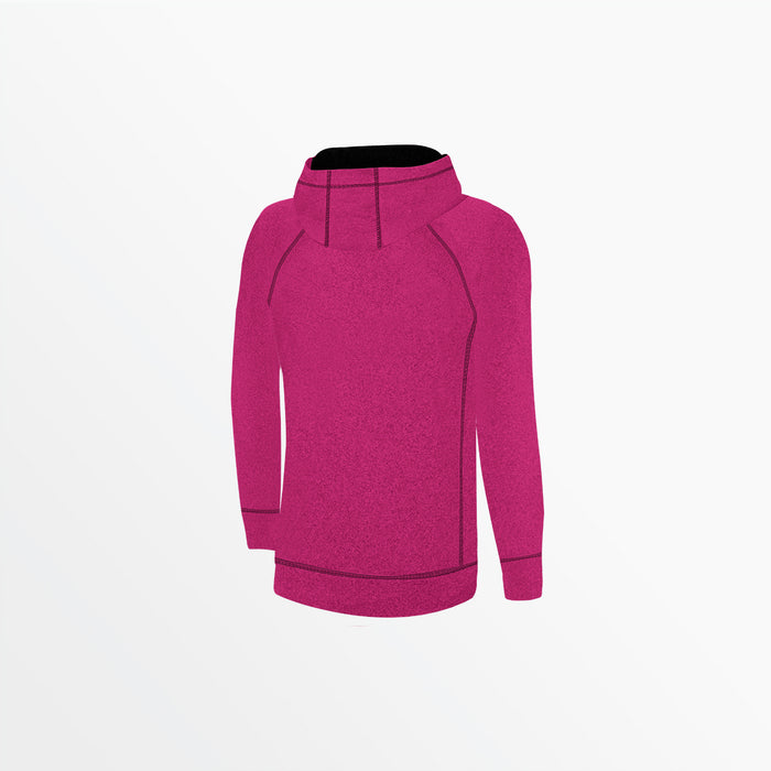 Capelli WOMEN'S ESSENTIAL HEATHER ZIP UP HOODIE Heather Pink