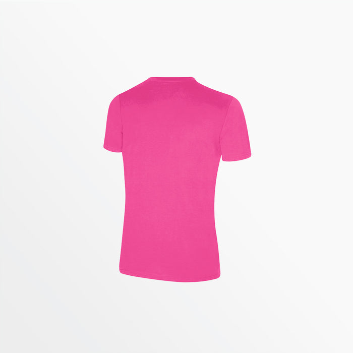 Capelli WOMEN'S LOGO TEE W OVERSIZED CENTER LOGO Pink
