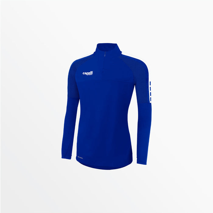 capelli WOMEN'S MADISON 1/4 ZIP TECHNICAL TRAINING TOP Royal Blue