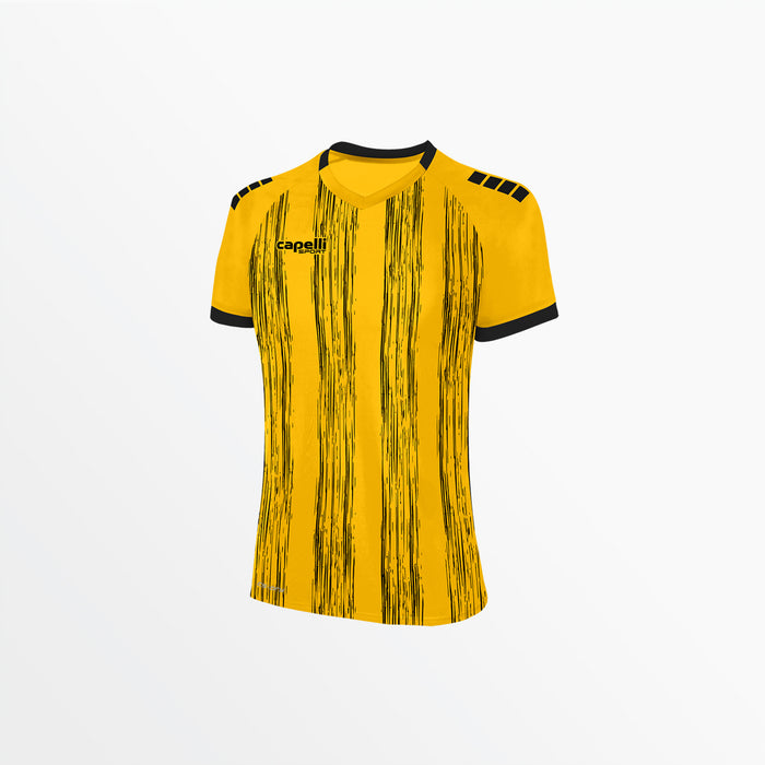 capelli WOMEN'S MADISON ⅠⅠ BRUSH STRIPE JERSEY Athletic Gold