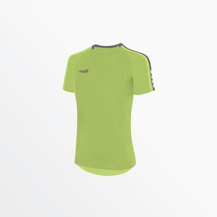 capelli WOMEN'S MADISON SHORT SLEEVE TRAINING TOP Lime