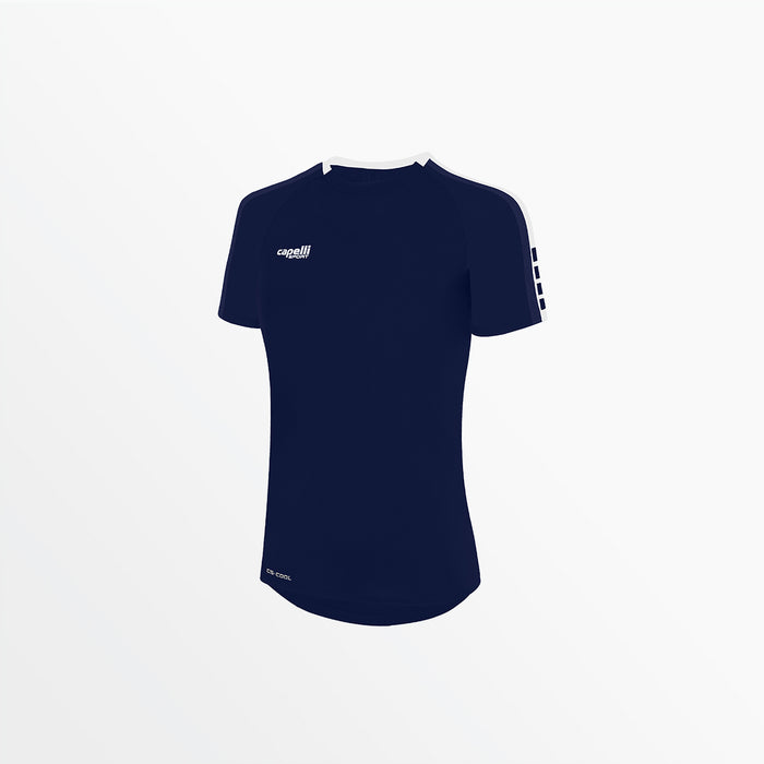 capelli WOMEN'S MADISON SHORT SLEEVE TRAINING TOP Navy