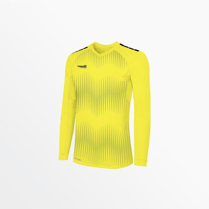 capelli WOMEN'S MADISON STATIC ⅠⅠ LONG SLEEVE GOALKEEPER JERSEY WITH PADDING Neon Yellow