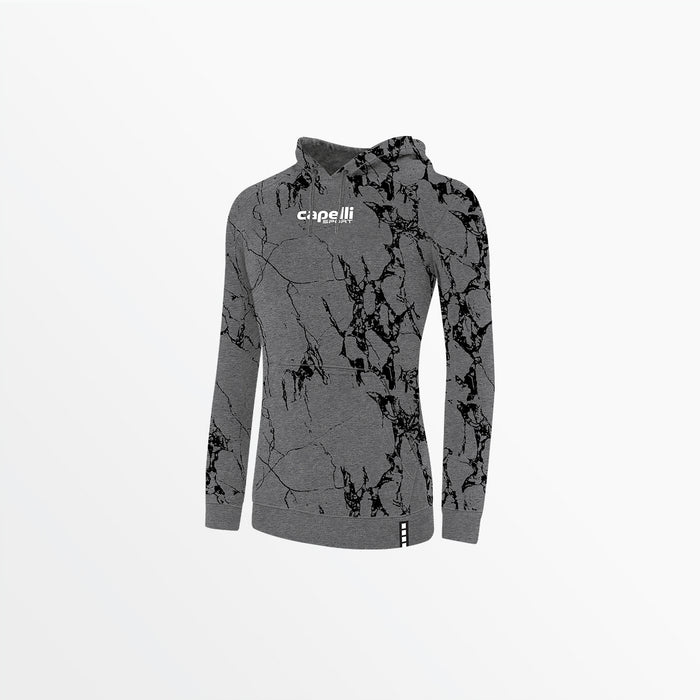 Capelli WOMEN'S MARBLE FRENCH TERRY PULLOVER HOODIE