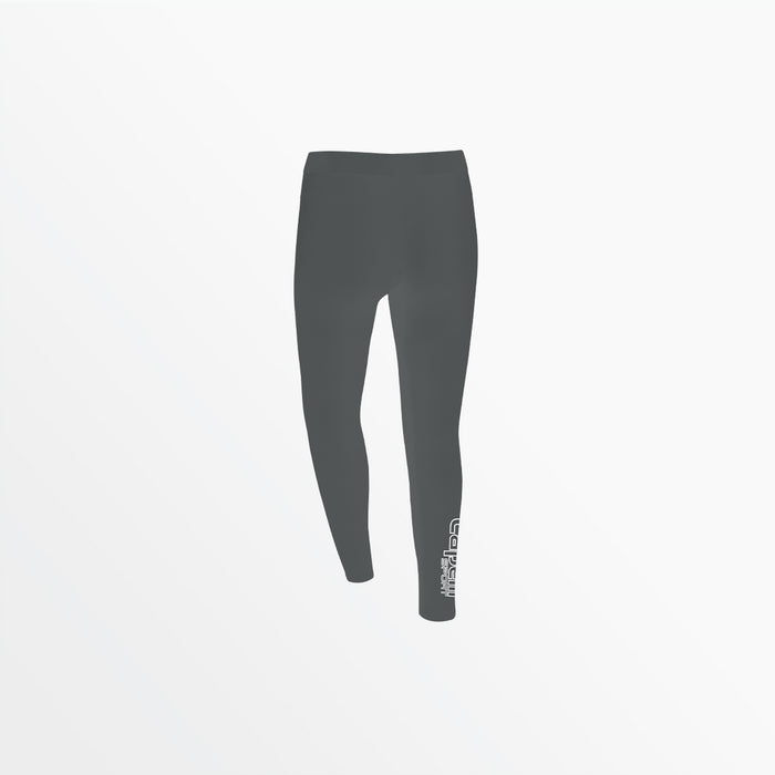 Capelli WOMEN'S MID RISE LOGO COTTON LEGGINGS Light Grey