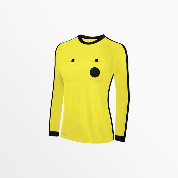capelli WOMEN'S NCAA REFEREE LONG SLEEVE JERSEY Neon Yellow