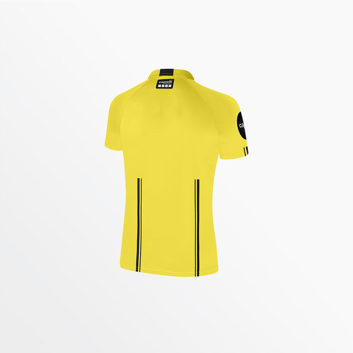 Capelli WOMEN'S OFFICIAL REFEREE V-NECK SHORT SLEEVE JERSEY Referee Yellow