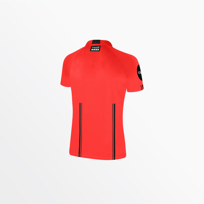 Capelli WOMEN'S OFFICIAL REFEREE V-NECK SHORT SLEEVE JERSEY Referee Red