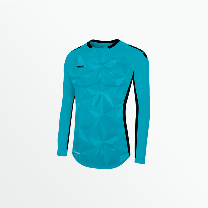 capelli WOMEN'S PITCH STAR LONG SLEEVE GOALKEEPER JERSEY WITH PADDING Turquoise