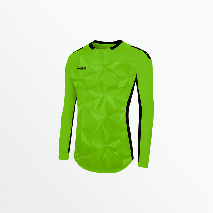 capelli WOMEN'S PITCH STAR LONG SLEEVE GOALKEEPER JERSEY WITH PADDING Neon Green
