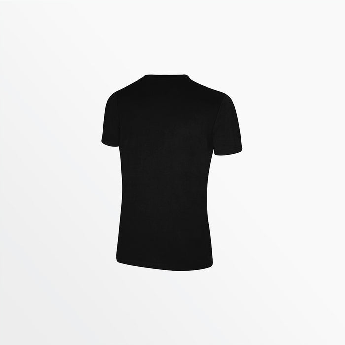 Capelli WOMEN'S SCOOP NECK TEE W/ OVERSIZED CENTER LOGO Black