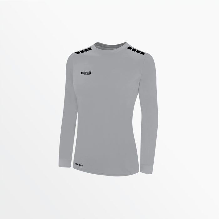 capelli WOMEN'S TEAM LONG SLEEVE JERSEY Light Heather Grey