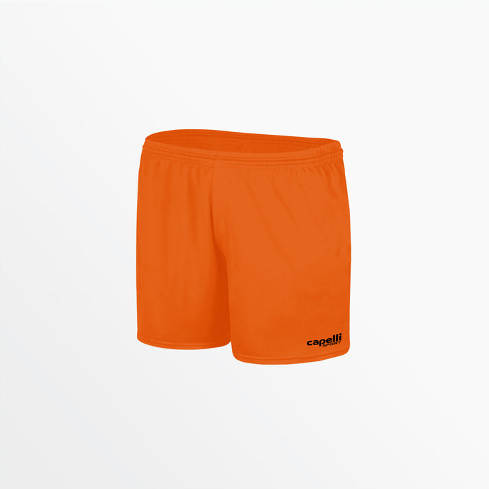capelli WOMEN'S TEAM MATCH SHORTS 3" INSEAM Team Orange