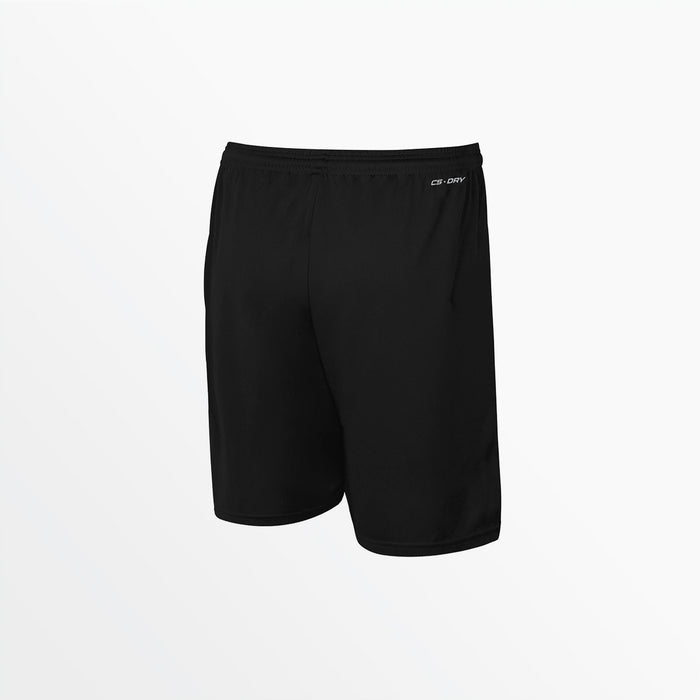 Capelli WOMEN'S TEAM MATCH SHORTS WITH 5" INSEAM AND 4-CUBES Black Athletic Gold
