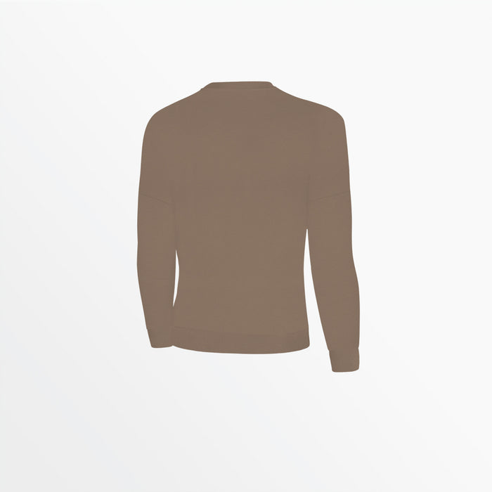 Capelli WOMEN'S TONAL CREW NECK SWEATSHIRT Desert Brown