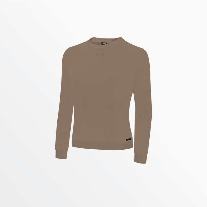 capelli WOMEN'S TONAL CREW NECK SWEATSHIRT Desert Brown