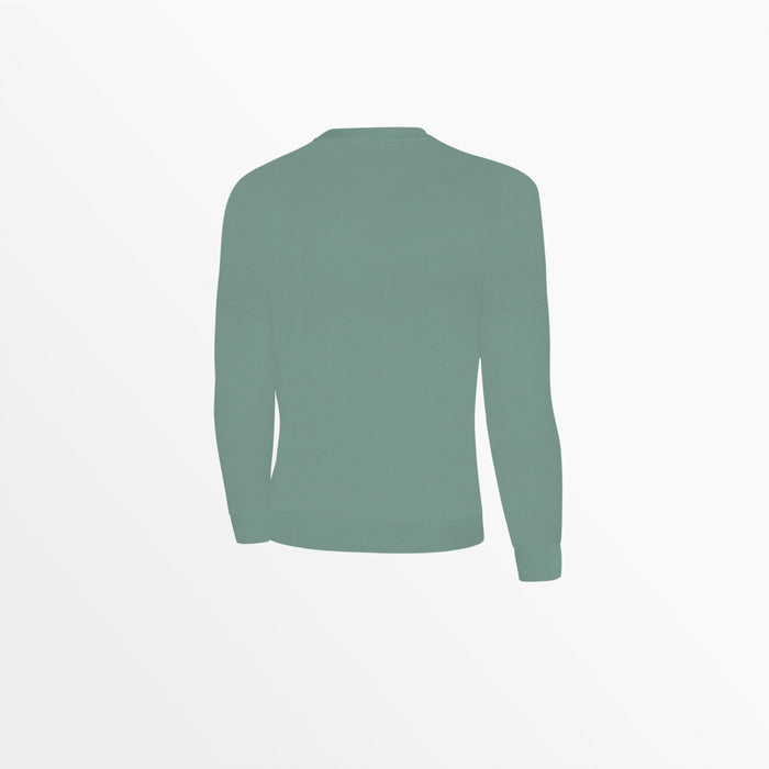 Capelli WOMEN'S TONAL CREW NECK SWEATSHIRT Sea Green