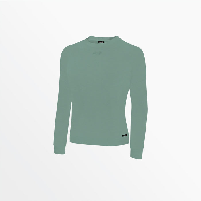 capelli WOMEN'S TONAL CREW NECK SWEATSHIRT Sea Green