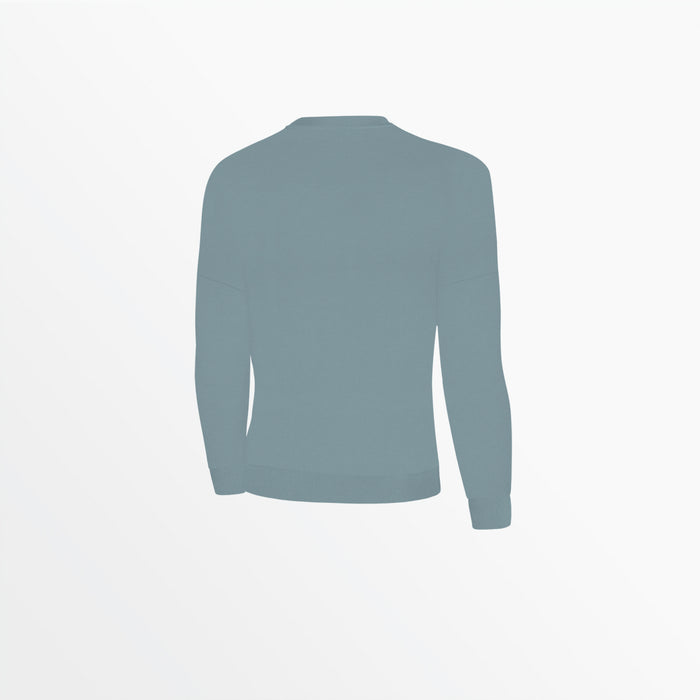 Capelli WOMEN'S TONAL CREW NECK SWEATSHIRT Slate Blue