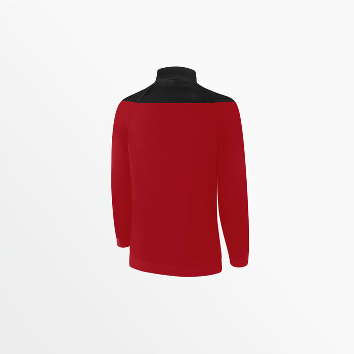 Capelli WOMEN'S TRIBECA 1/4 ZIP TRAINING JACKET Black Red