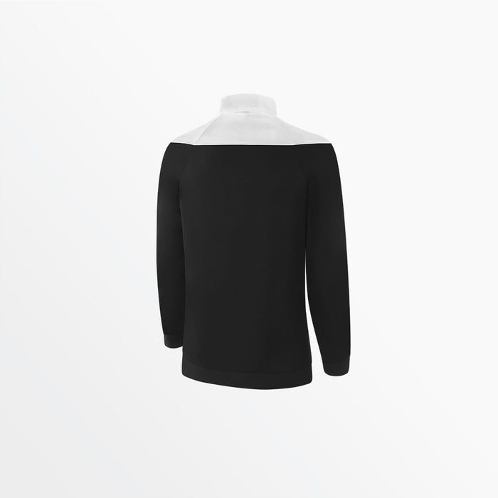 Capelli WOMEN'S TRIBECA 1/4 ZIP TRAINING JACKET Black White