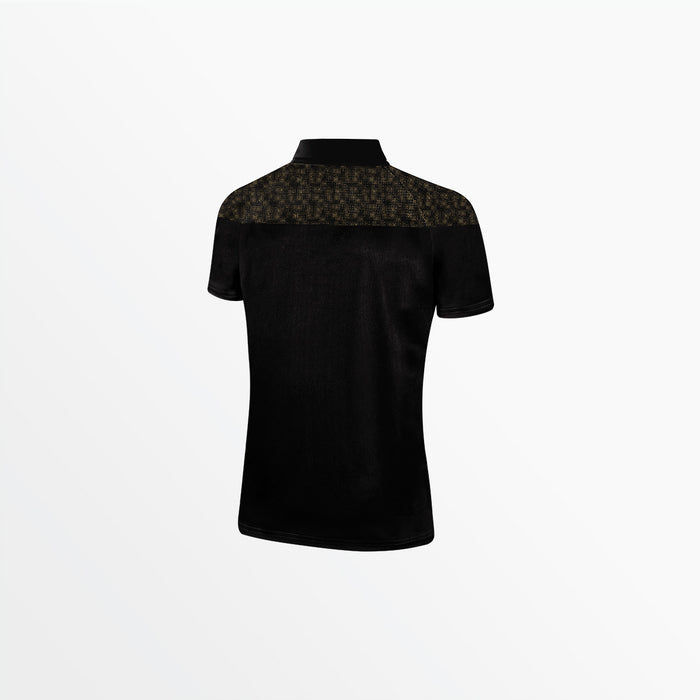 Capelli WOMEN'S TRIBECA POLY POLO Black Bright Gold