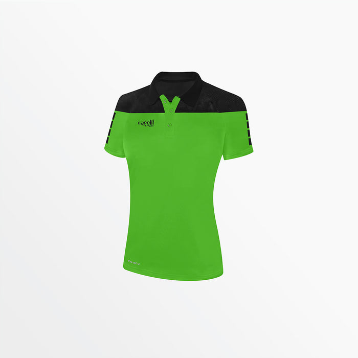 capelli WOMEN'S TRIBECA POLY POLO Power Green Black