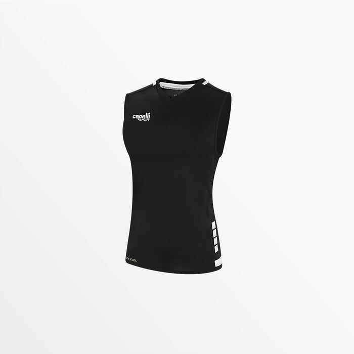 capelli WOMEN'S UPTOWN V-NECK SLEEVELESS TRAINING TOP