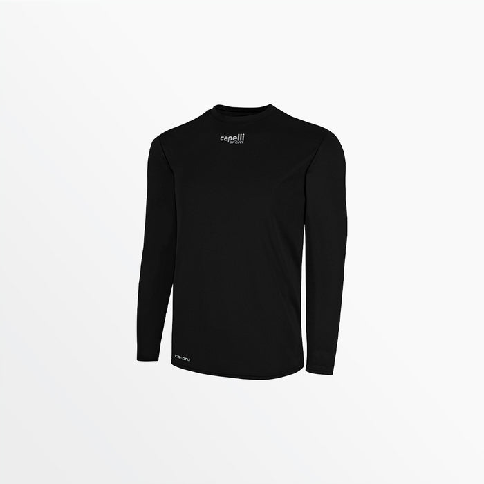 capelli YOUTH BASICS CREW NECK LONG SLEEVE POLY TEE