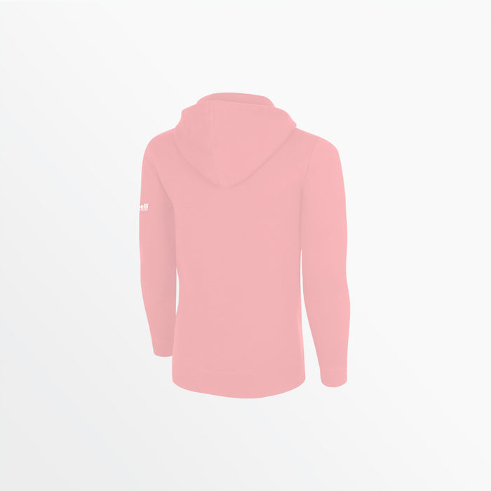 Capelli YOUTH BASICS FLEECE PULLOVER HOODIE WITH SLEEVE LOGO Blush