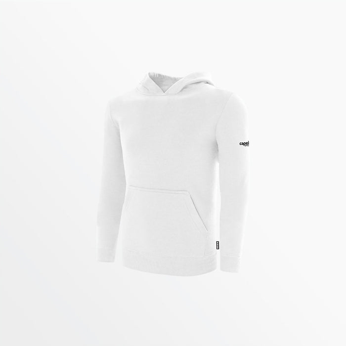 capelli YOUTH BASICS FLEECE PULLOVER HOODIE WITH SLEEVE LOGO White