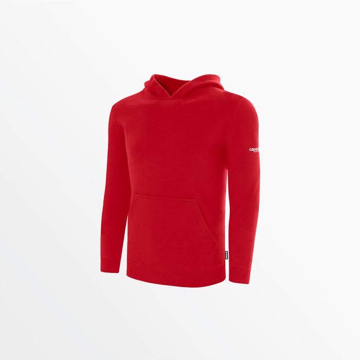 capelli YOUTH BASICS FLEECE PULLOVER HOODIE WITH SLEEVE LOGO Red