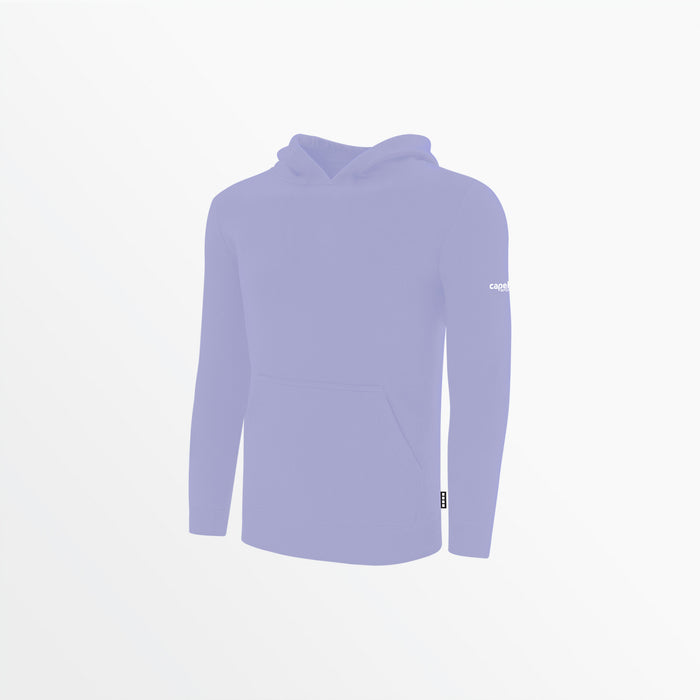 capelli YOUTH BASICS FLEECE PULLOVER HOODIE WITH SLEEVE LOGO Lavender