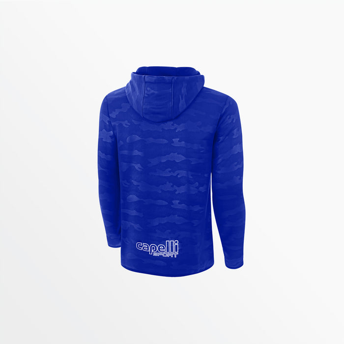 Capelli YOUTH BASICS I CAMO EMBOSSED HOODIE Royal Blue