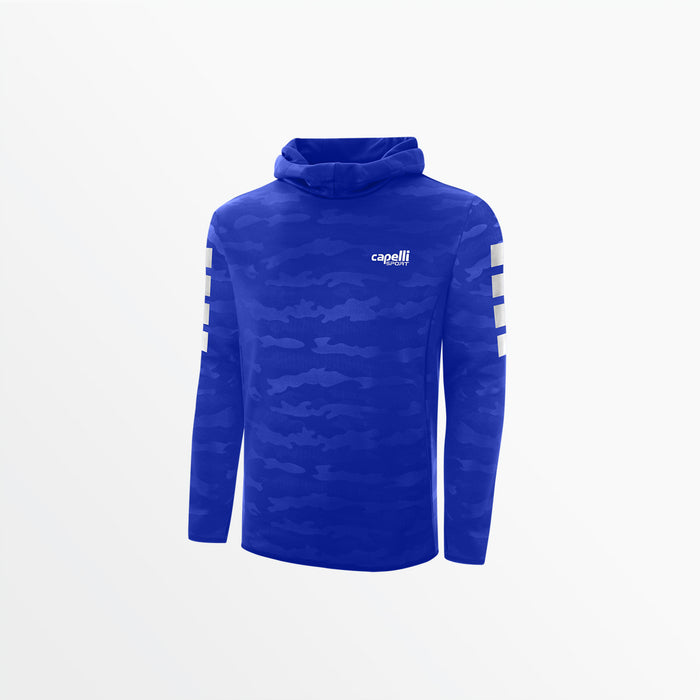 capelli YOUTH BASICS I CAMO EMBOSSED HOODIE Royal Blue