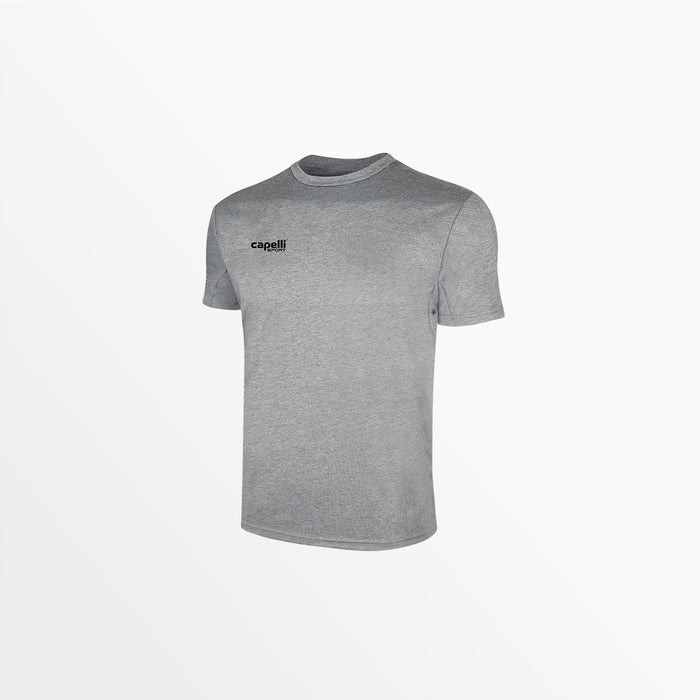 capelli YOUTH BASICS I SHORT SLEEVE TRAINING TOP Light Heather Grey