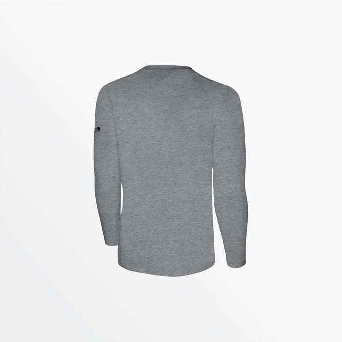 Capelli YOUTH BASICS LONG SLEEVE COTTON TEE Light Heather Grey